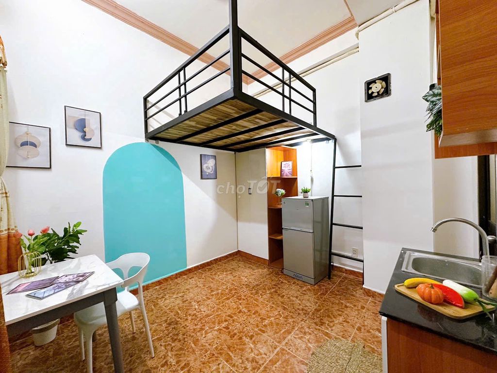Căn hộ dịch vụ full nội thất tại Nguyễn Oanh 20m² giá 3.3 triệu - Không chung chủ, an ninh 24/24!