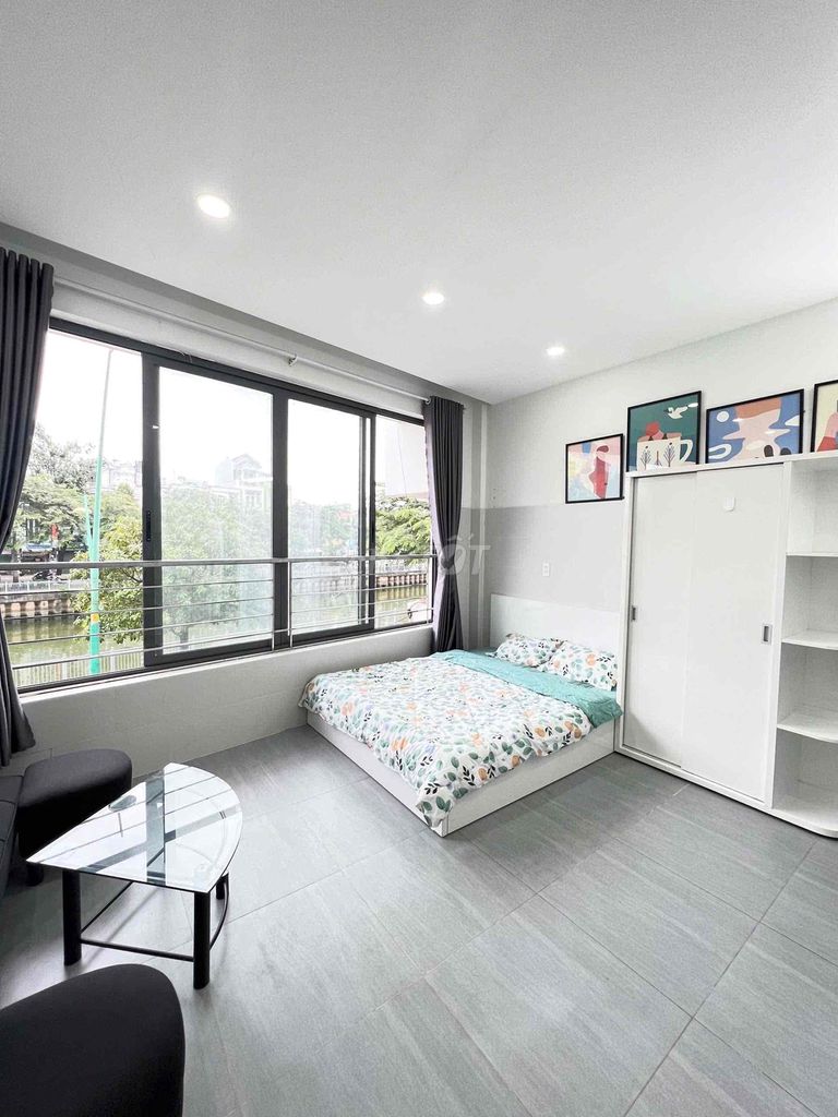Phòng cho thuê Quận 3 30m² giá 6.3 triệu - Full nội thất mới, view bờ kè