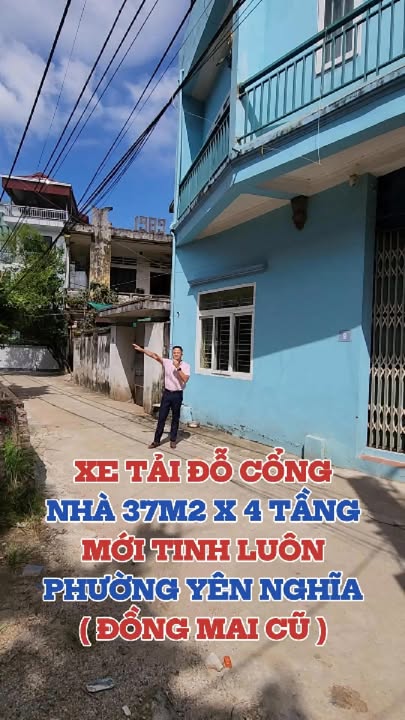 Nhà phố Yên Nghĩa, Hà Đông 37m² giá thỏa thuận - Mới xây đẹp, thoáng trước sau!