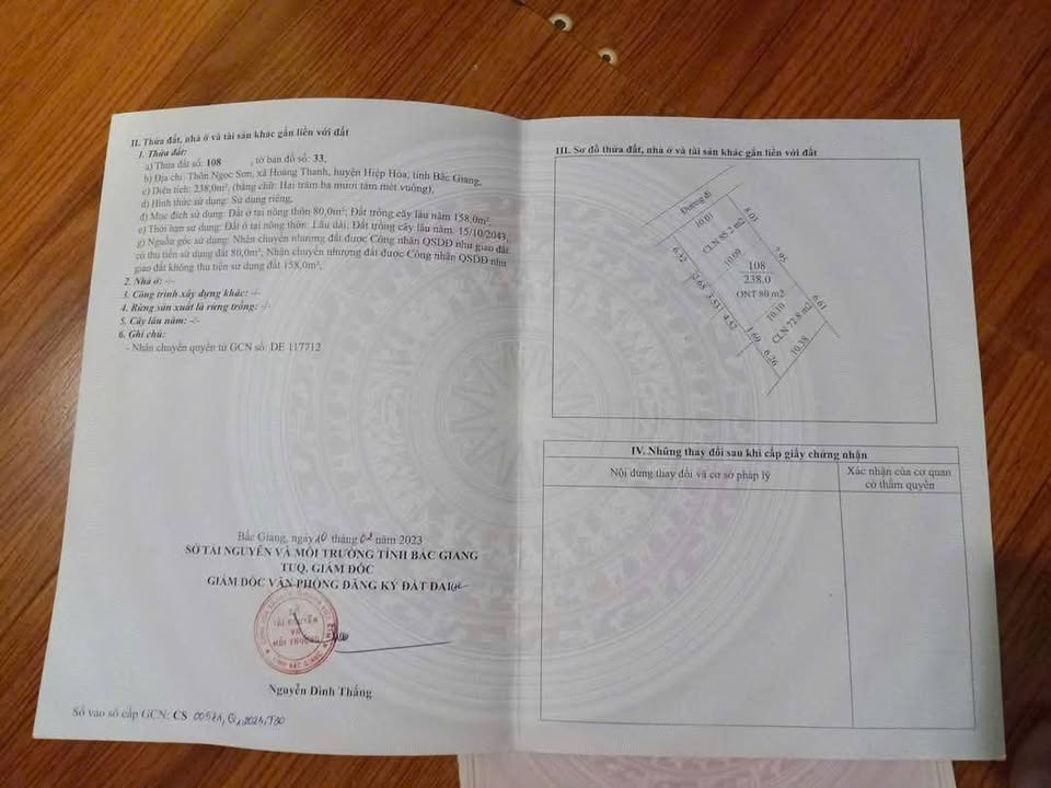 Đất nền Hoàng Lương, Hiệp Hòa 200m² giá 1.2 tỷ - Cơ hội đầu tư tuyệt vời!