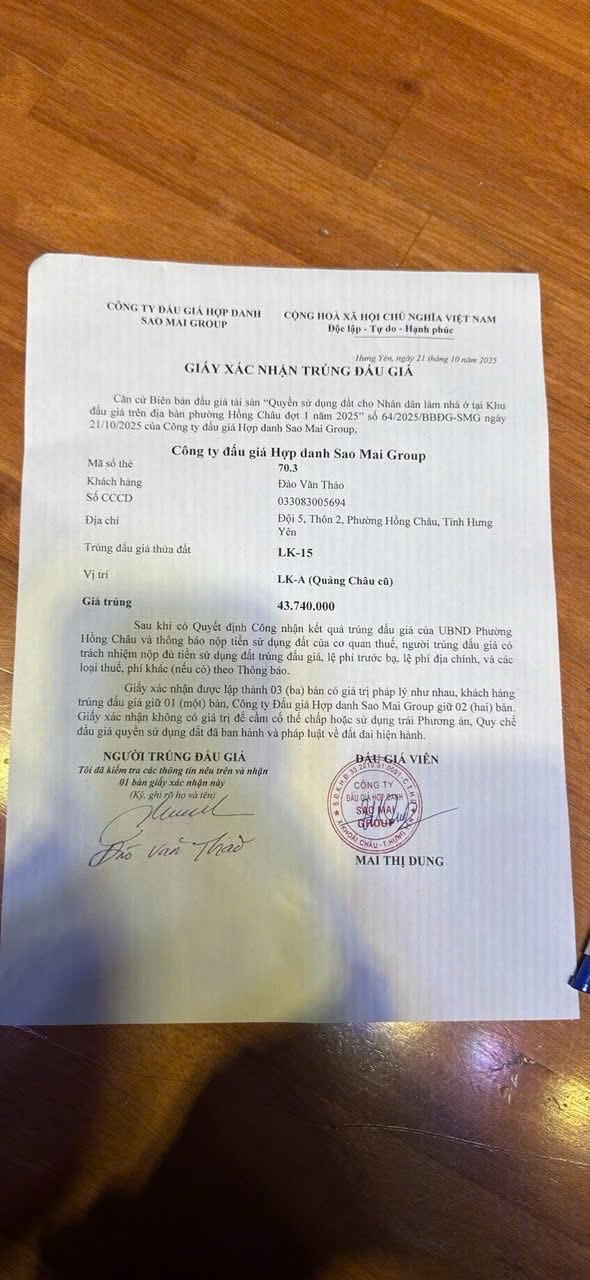 Đất giãn dân Hồng Châu Hưng Yên 85m² giá chỉ 3.8 tỷ - Đầu tư sinh lời hấp dẫn!