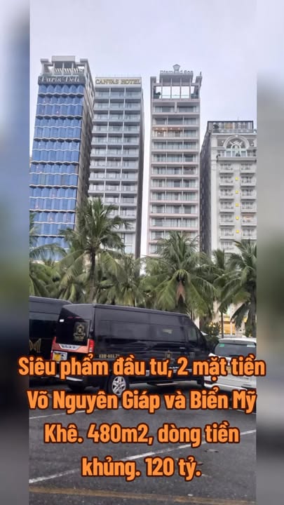 Đất mặt tiền Võ Nguyên Giáp Đà Nẵng 480m² giá 120 tỷ - Cơ hội đầu tư đẳng cấp!