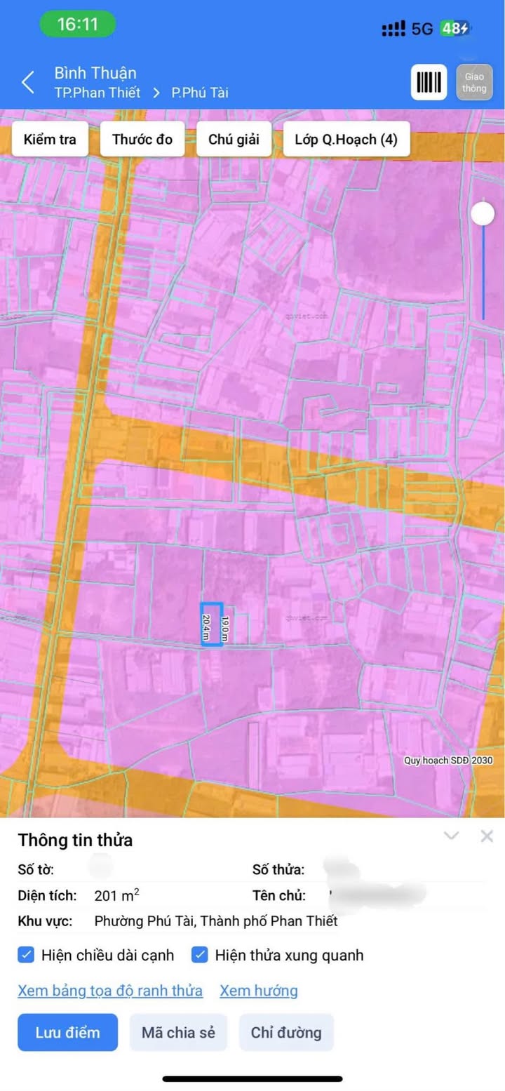 Đất thổ cư 200m² Phú Tài, Phan Thiết - Giá chỉ 2 tỷ, cơ hội đầu tư vàng!