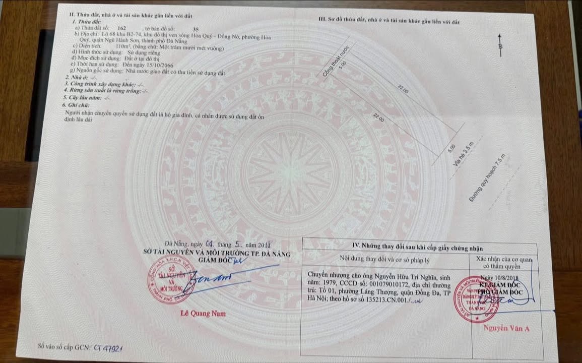 Đất nền KĐT Nam Hoà Xuân Đà Nẵng 110m² giá 5.65 tỷ - Kinh doanh tốt ngay trục đường chính!