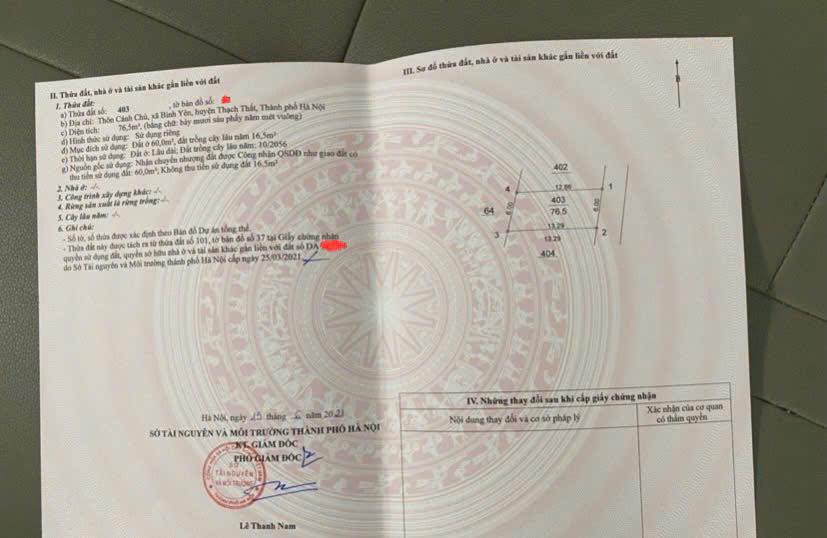 Đất nền Cánh Chủ, Bình Yên 72m² giá 2 tỷ - Đường ô tô đỗ cửa!