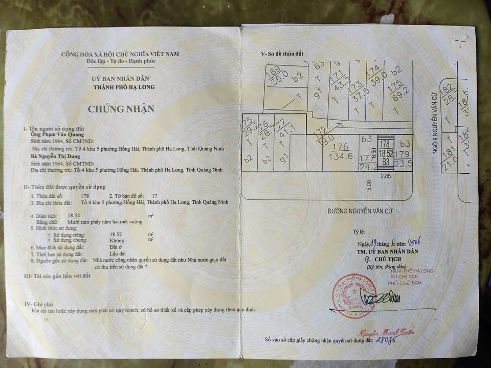 Nhà mặt phố Quốc lộ 18, Hạ Long 90m² giá 6.2 tỷ - Tiềm năng kinh doanh lớn!