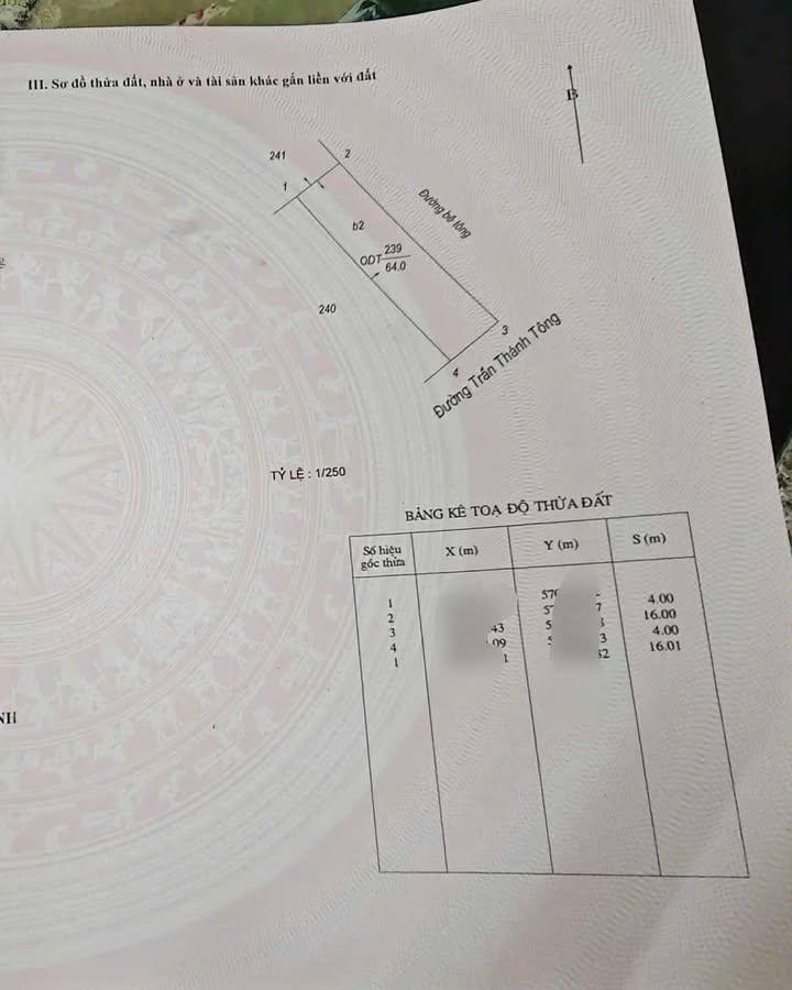 Nhà mặt đường Trần Thánh Tông, Nam Định 64m² giá 9 tỷ - Lô góc kinh doanh siêu lợi thế!