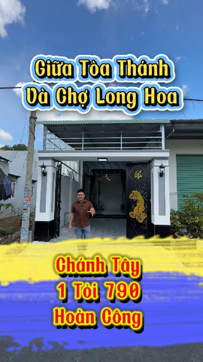 Nhà đẹp Long Đại, Long Hoa, Tây Ninh 119m² giá 1.79 tỷ - Sổ đỏ chính chủ