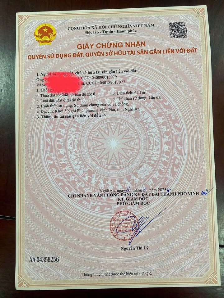 Đất Nghi Phú 65m² giá 2.55 tỷ - Lô góc 2 mặt tiền hiếm có!