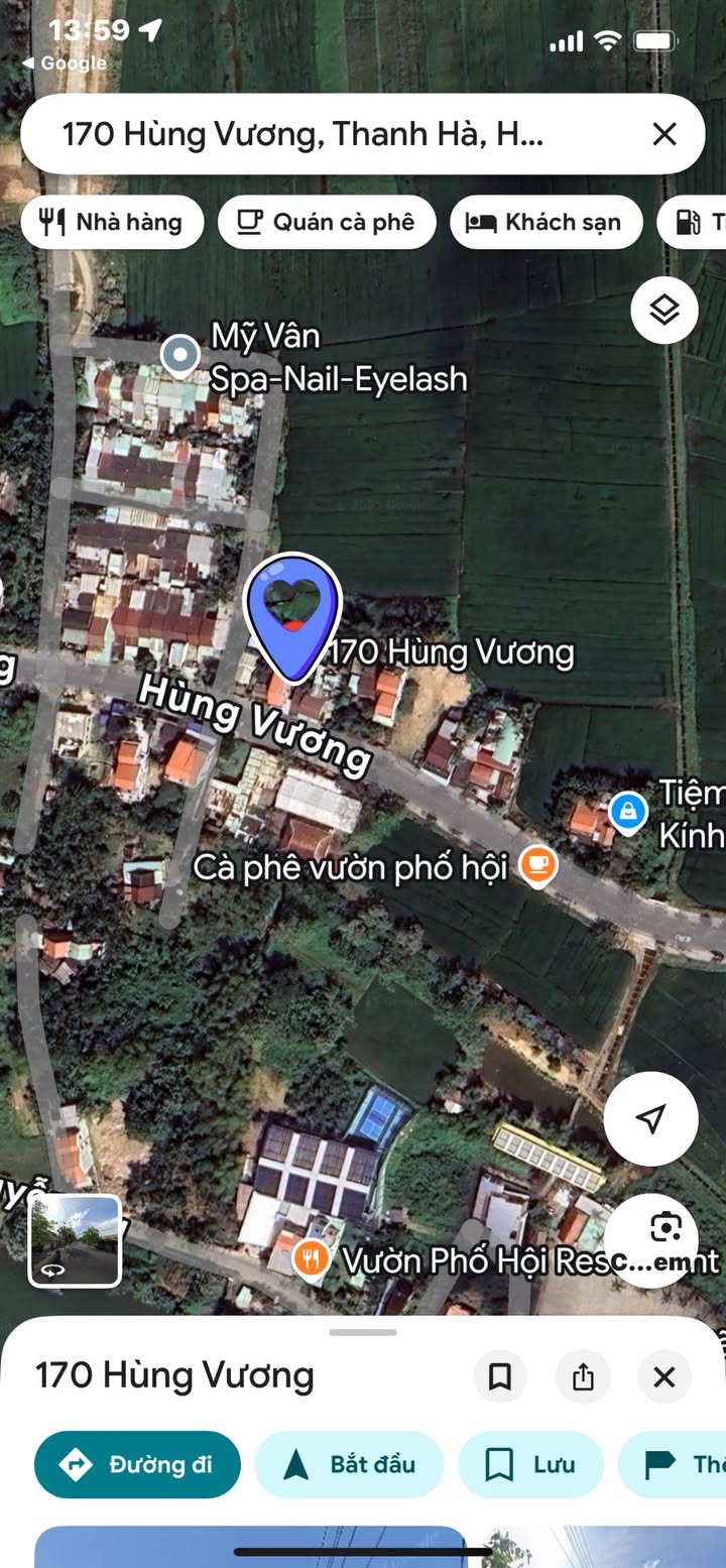 Đất mặt tiền Hùng Vương Hội An 200m² giá 12 tỷ - Cơ hội đầu tư sinh lời!