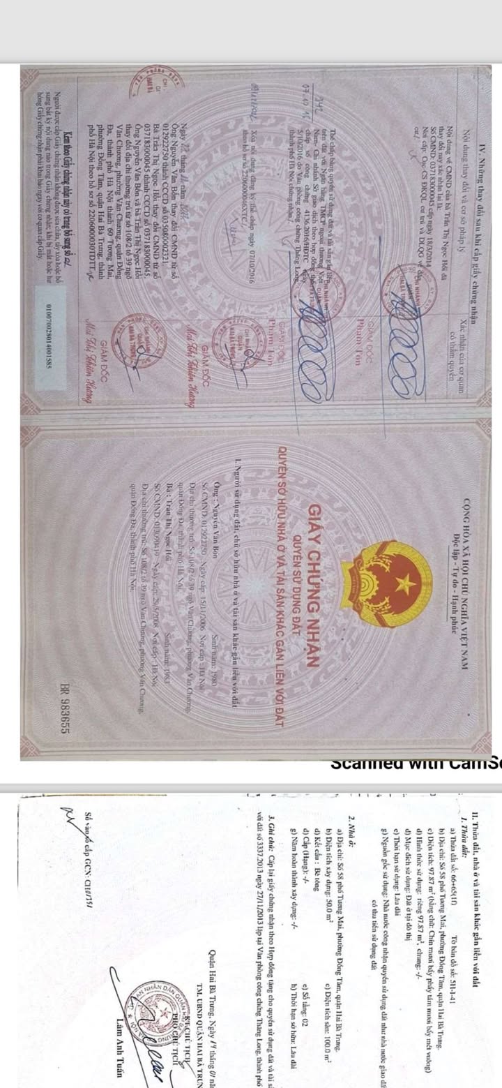 Bán nhà mặt phố Tương Mai, Hai Bà Trưng, 98m², giá 44.1 tỷ - Chính chủ, mặt tiền 5.2m!