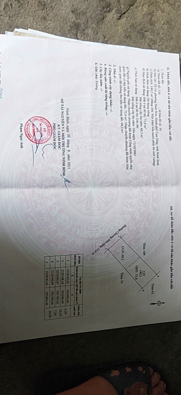 Đất nền đẹp mặt đường Choong Đèn, phường Nam Sơn, 205m² giá 1.6 tỷ - Đầu tư lý tưởng!