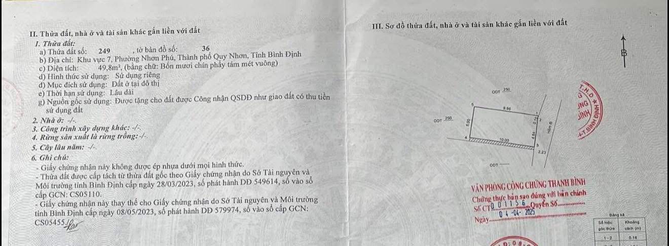 Nhà bán hẻm Tây Sơn, Nhơn Phú, Quy Nhơn 50m² - Sổ hồng chính chủ!