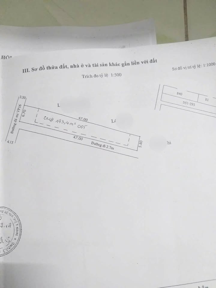 Đất thổ cư Vĩnh Phú, Thuận An 293m² giá thỏa thuận - Cơ hội đầu tư hấp dẫn!