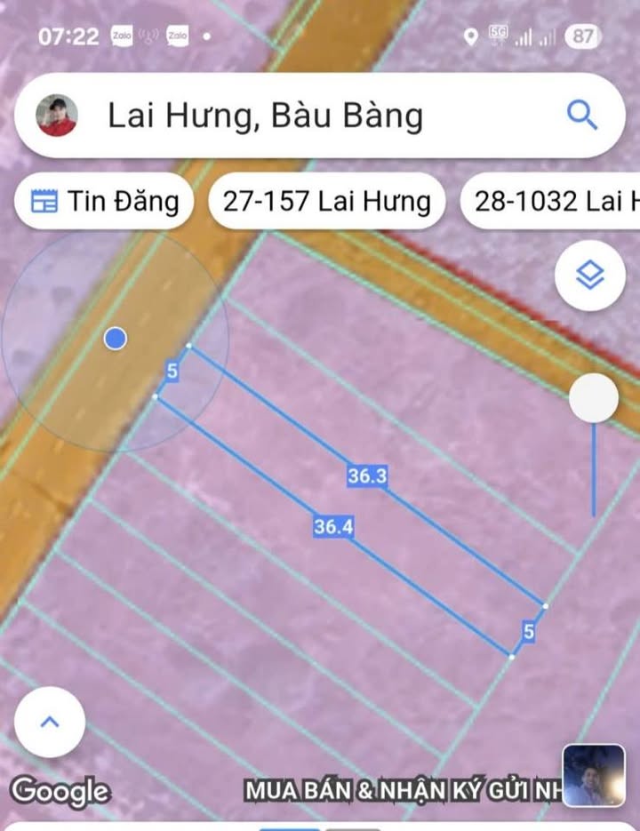 Đất nền mặt tiền đường nhựa Lai Hưng, Bàu Bàng, 360m², giá 1 tỷ - Cơ hội đầu tư sinh lời!