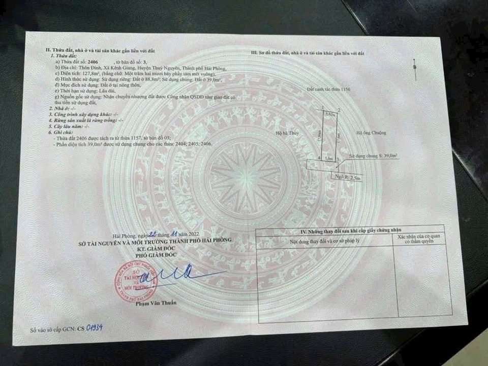 Đất nền Kênh Giang, Thủy Nguyên, 88.8m² giá 800 triệu - Đầu tư sinh lời ngay!