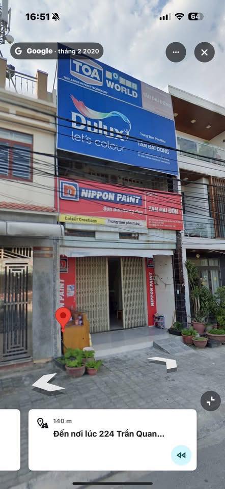 Bán nhà 2 tầng mặt tiền Trần Quang Khải, Đà Nẵng, 127m² giá 10.8 tỷ - Gần biển chỉ 500m!