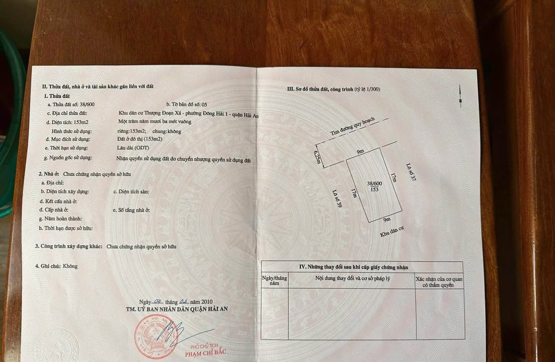 Đất nền khu dân cư Phú Xá, Hải An, 152m² - Giá bán chỉ 7.6 tỷ!