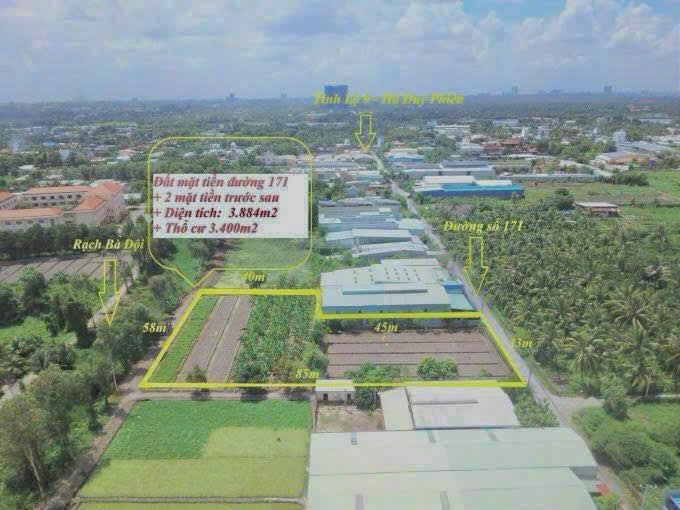 Đất Farm Bình Mỹ, Củ Chi 3.884m² giá 43 tỷ - Mặt tiền đường 171 hiếm có!