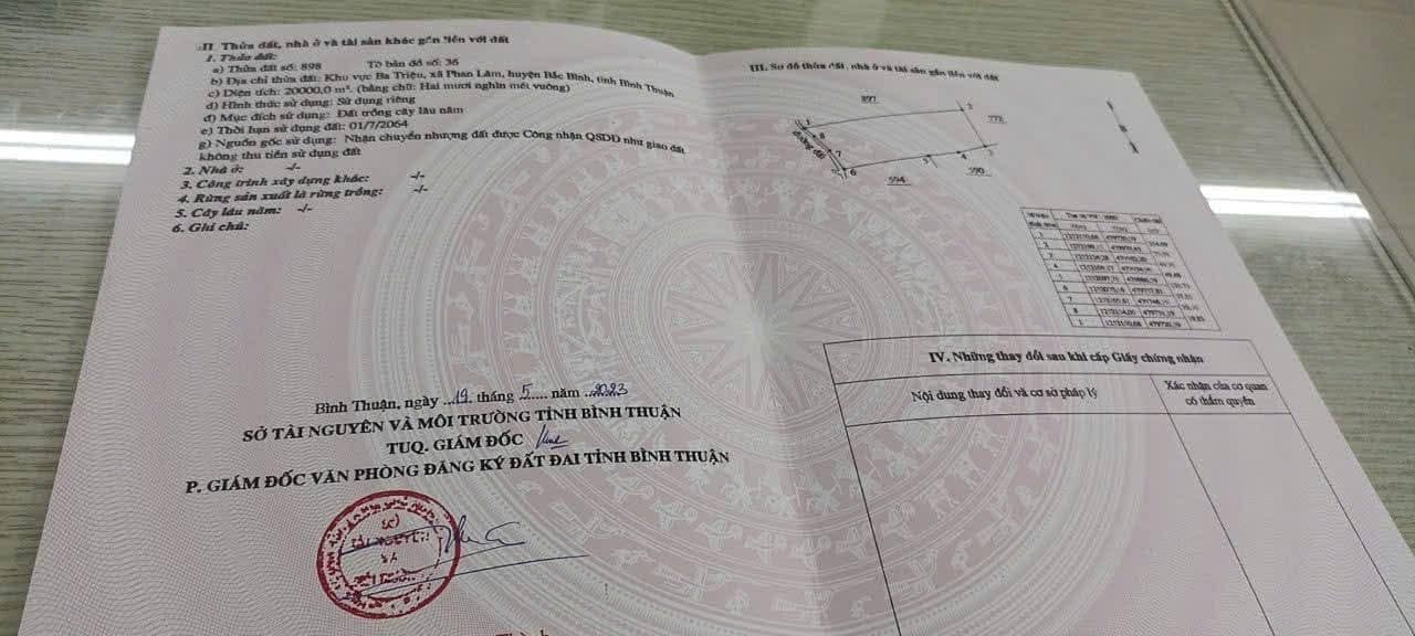 Đất nông nghiệp 2ha tại Phan Lâm, Bắc Bình - Thỏa thuận giá tốt!