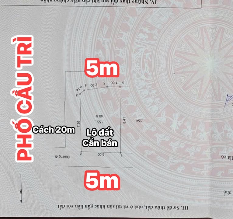 Lô đất góc 41m² tại Sơn Tây - Gần trục chính phố Cầu Chì, giá thỏa thuận!