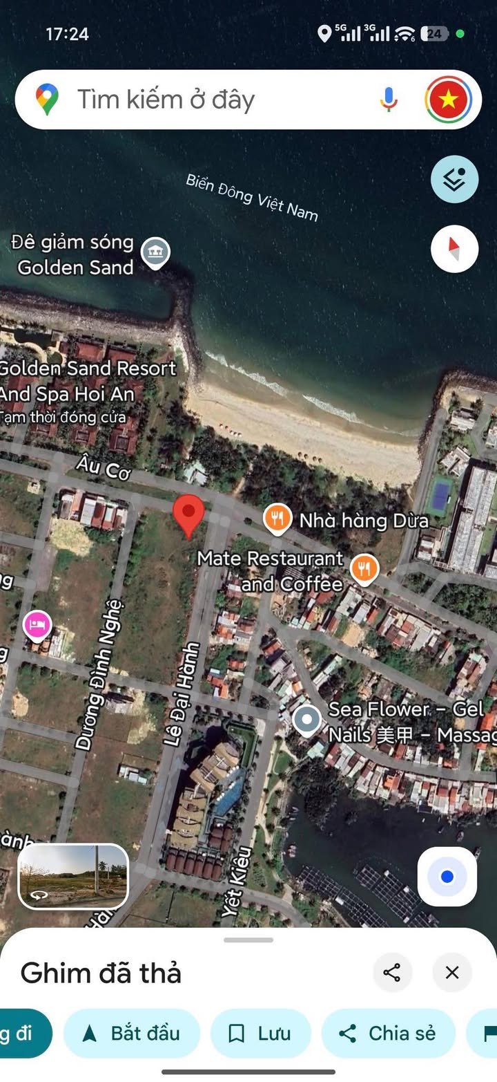 Đất nền lô góc Hội An 1000m² mặt tiền Âu Cơ - Cơ hội đầu tư hiếm có!