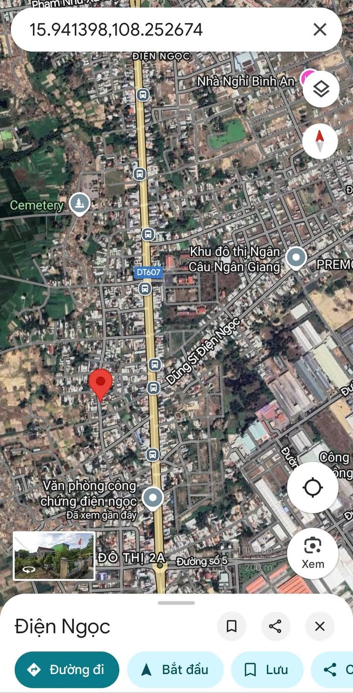 Đất nền Điện Ngọc 181m² giá 2 tỷ - Khu dân cư cao ráo, thuận tiện giao thông!