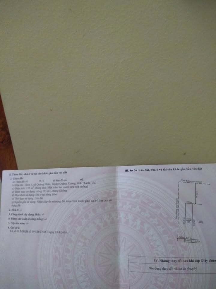 Đất nền xã Quảng Nhân 125m² giá 900 triệu - Đầu tư sinh lời ngay!