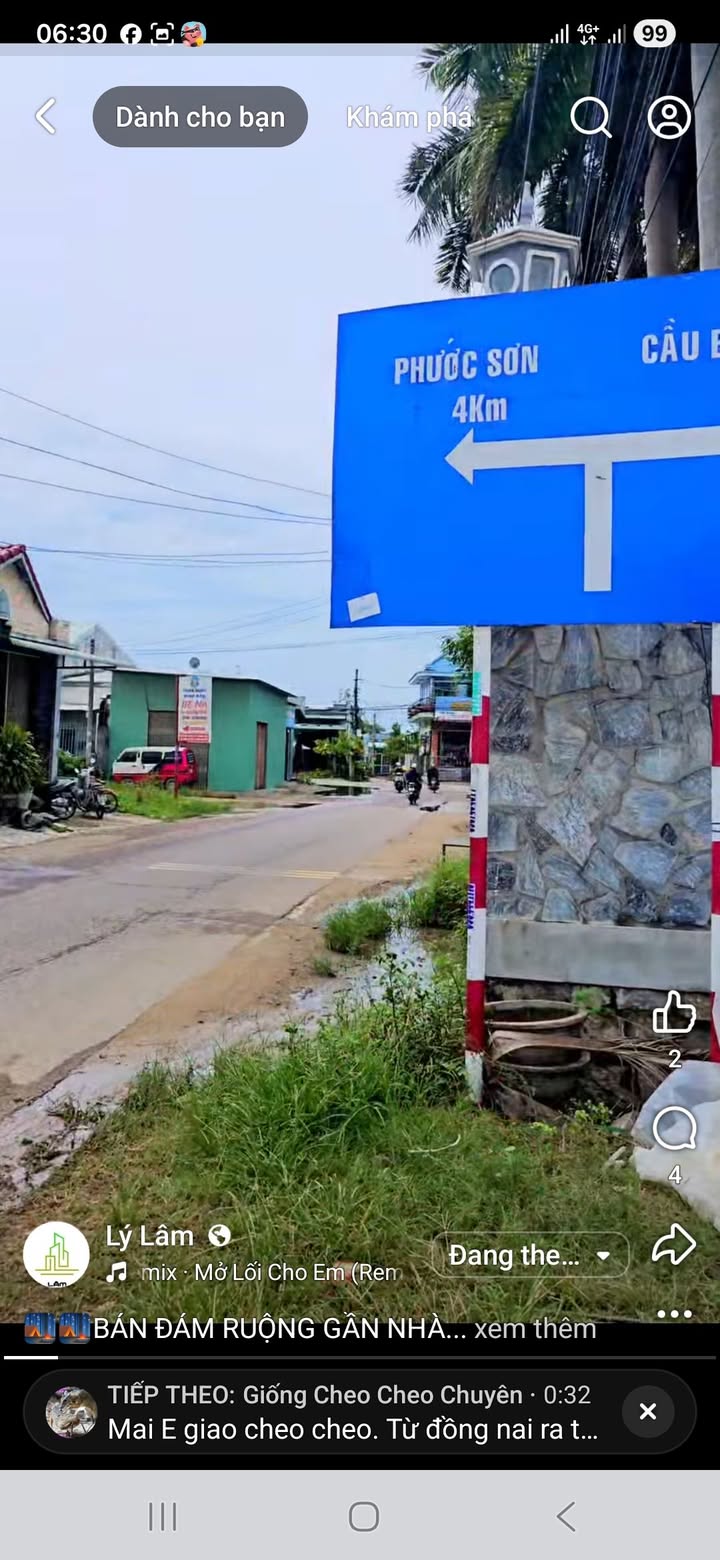 Đất nền Phước Hiệp Tuy Phước 499m² giá 1XX triệu - Sổ hồng riêng!