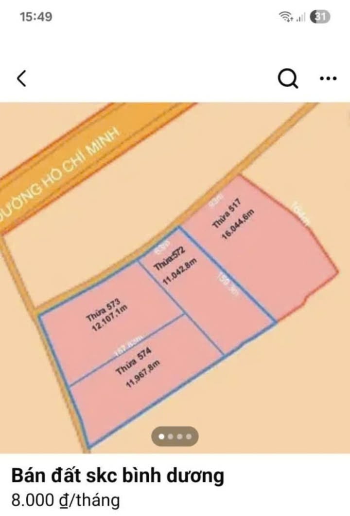 Đất quy hoạch SKC Dầu Tiếng 5.2ha - Giá 41.6 tỷ, góc 2 mặt tiền!