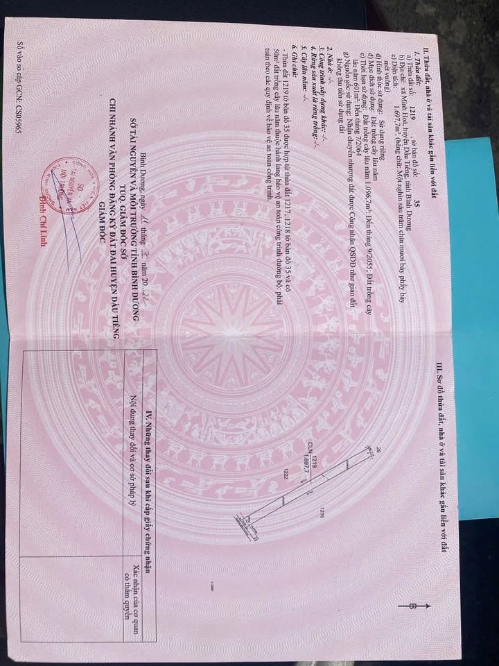 Đất nền Minh Hòa Dầu Tiếng 1700m² giá 570 triệu - Sổ hồng chính chủ