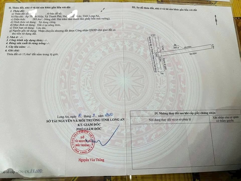 Đất nền 2 mặt tiền đường 396m² giá 11 tỷ - Đầu tư sinh lời ngay lập tức!