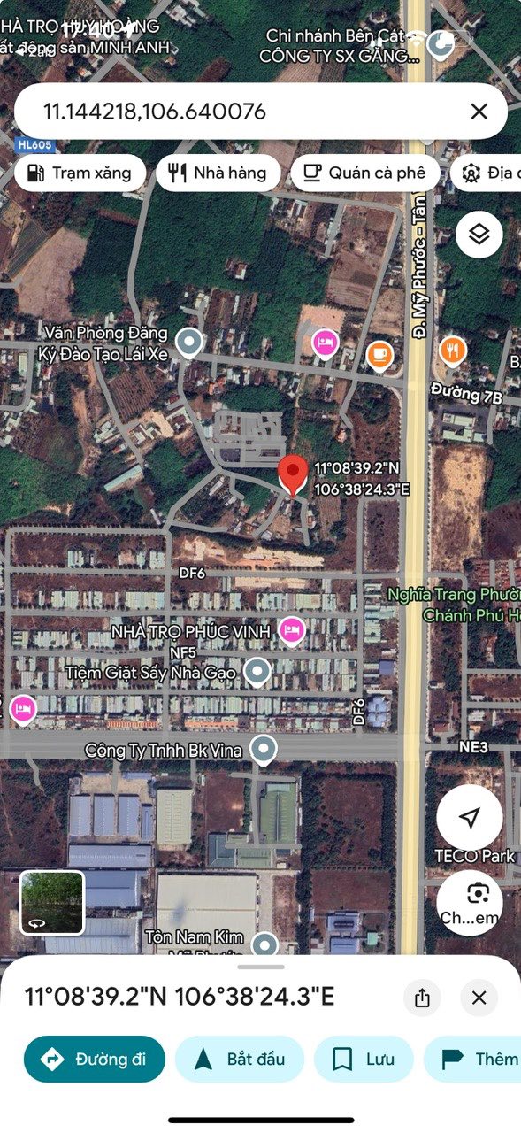 Đất nền Bến Cát 220m² giá 1.4 tỷ - Vị trí đẹp, xây nhà vườn lý tưởng!