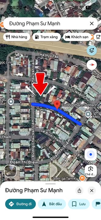 Đất nền đường Phạm Sư Mạnh, Hòa Thuận, Tam Kỳ 146m² giá 2.2 tỷ - Vị trí đắc địa