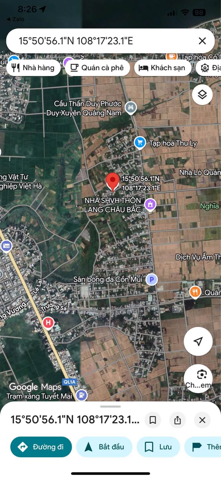 Đất nền Duy Phước 105m² giá 620 triệu - Chính chủ bán gấp!