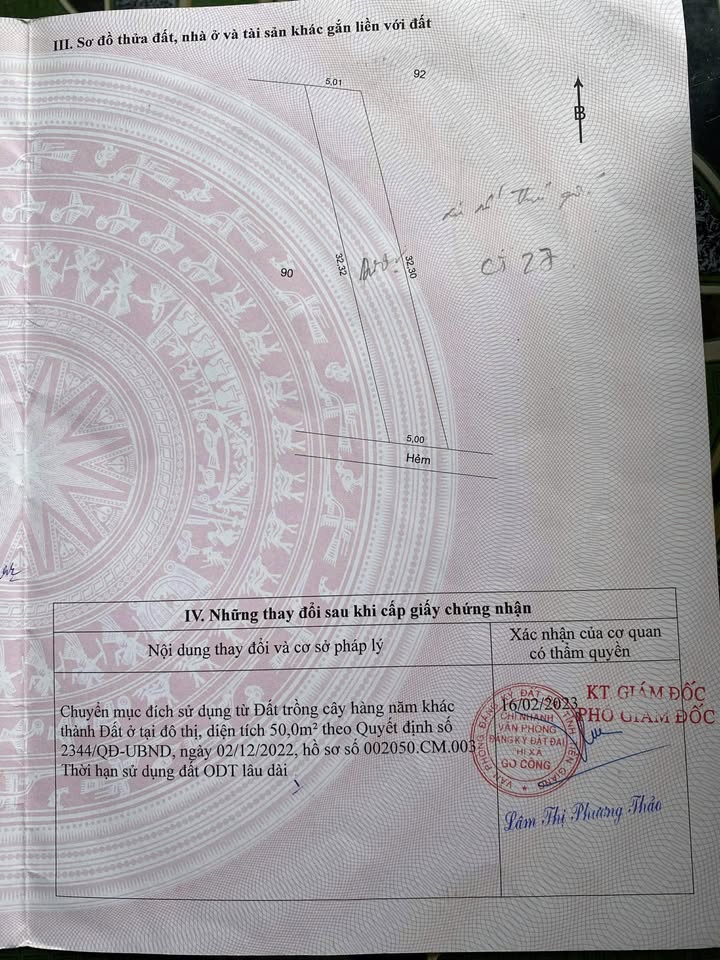 Đất nền Gò Công 50m² giá 800 triệu - Đất đô thị gần sân vận động