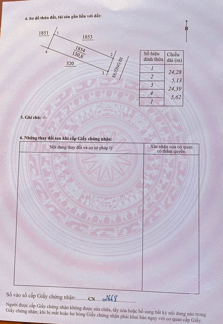 Đất nền Nghĩa Thuận 128m² giá 520 triệu - Gần trường học, đường thông thoáng!
