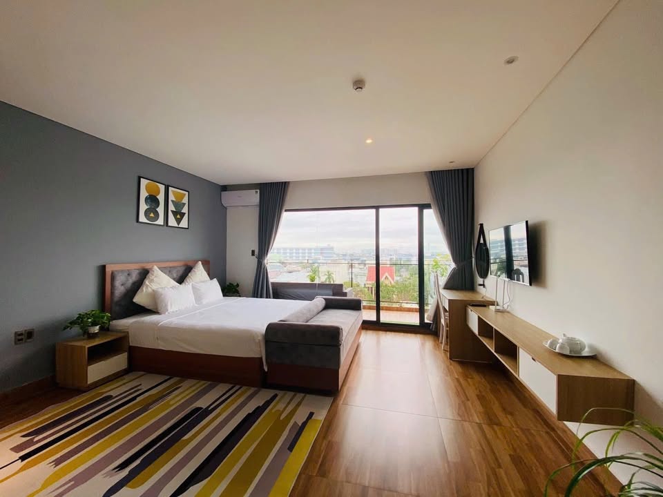 Căn hộ 1 phòng ngủ Cẩm Lệ 45m² giá 7 triệu - Ban công lớn thoáng đãng!