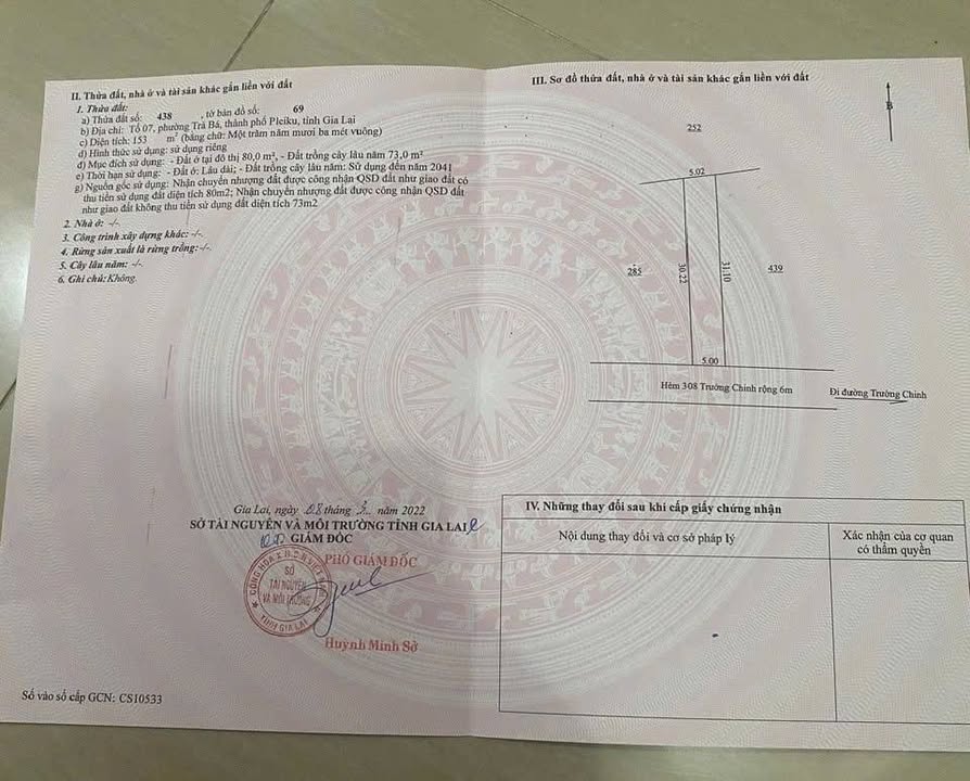 Đất thổ cư phường Hội Phú 155m² giá 1.35 tỷ - Pháp lý rõ ràng, xây dựng tự do!