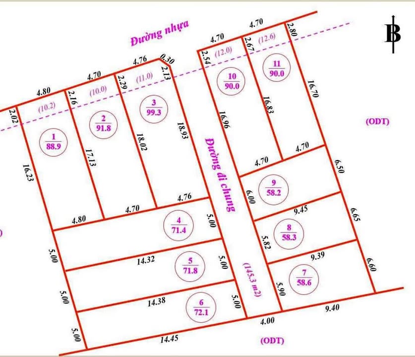 Đất nền ngõ đường Thanh Niên, Nghi Ân 58.6m² giá 1 tỷ - Sổ đỏ chính chủ!