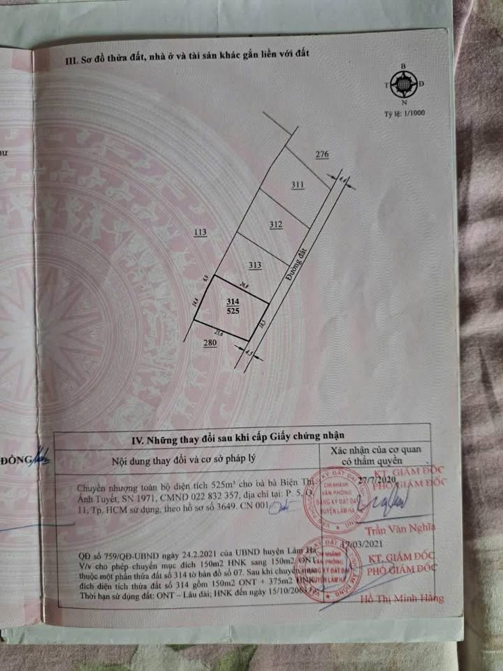 Đất nền Nam Ban Lâm Hà 525m² giá 950 triệu - Sổ đỏ riêng, xây dựng tự do!