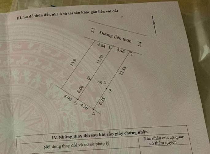 Đất nền Ngọc Hòa Chương Mỹ 79m² giá 3 tỷ - Pháp lý rõ ràng, sổ đỏ chính chủ!