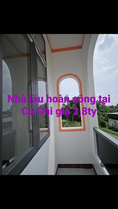 Nhà lầu hướng Tây tại Củ Chi 100m² giá 2.8 tỷ - Sổ đỏ chính chủ!