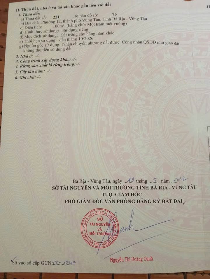 Đất nông nghiệp 100m² hẻm 159 Đô Lương, phường 11 - Giá 1.5 tỷ, thương lượng ngay!