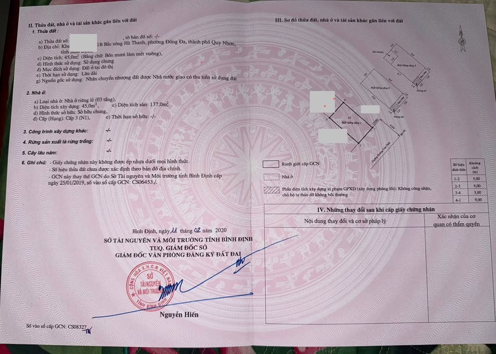 Nhà mặt tiền Hoàng Văn Thái, Quy Nhơn 45m² giá 3.8 tỷ - Vị trí đắc địa cho kinh doanh!