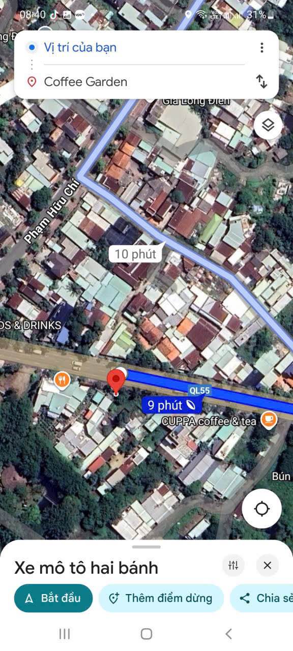 Đất nền mặt tiền Quốc lộ 55, Thị trấn Long Điền, 125m² - Cơ hội đầu tư sinh lời!