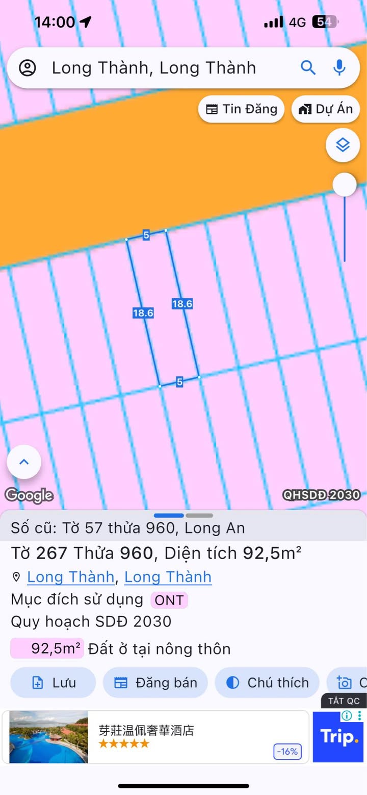 Đất nền KDC An Thuận Long Thành 92m² giá 2 tỷ - Đầu tư sinh lời tiềm năng!