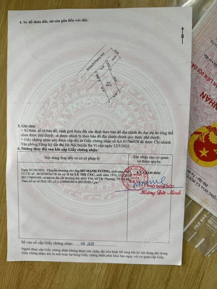 Đất nền Yên Bài, Ba Vì 487m² - Vị trí kinh doanh đắc địa, giá thỏa thuận!