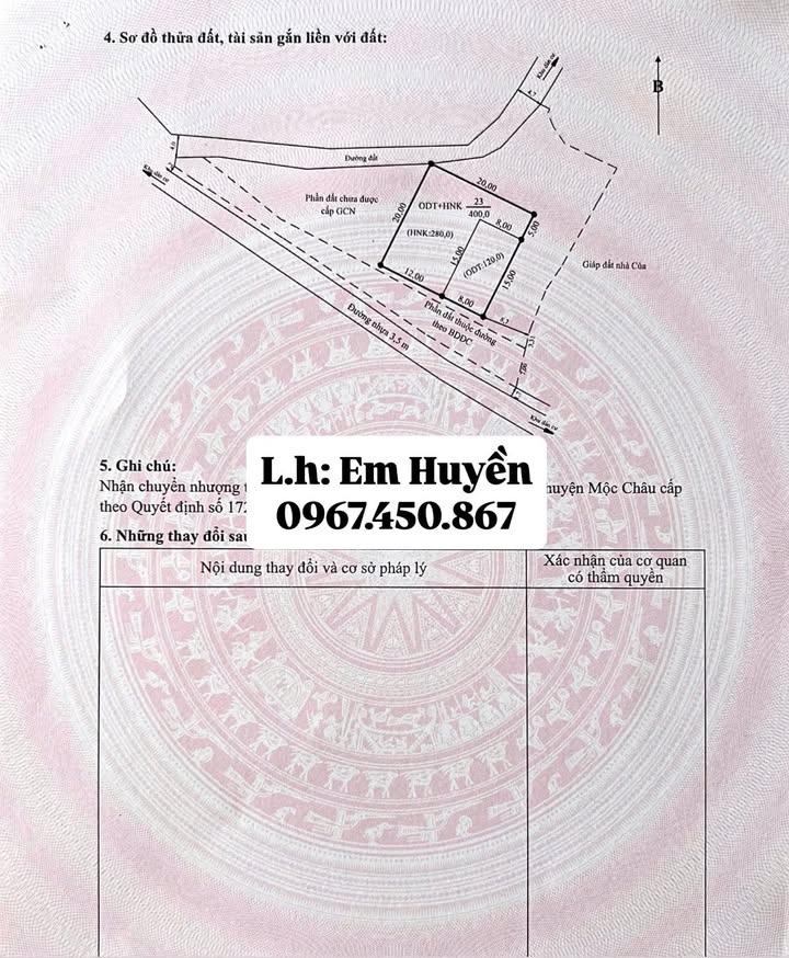 Lô đất đẹp 1.100m² chính chủ tại Mộc Châu - Tiềm năng đầu tư hấp dẫn!