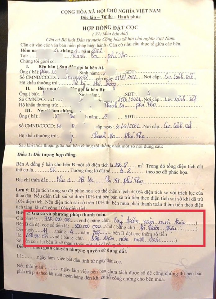 Đất Khu 5 Hà Lộc, Phú Thọ 156,8m² giá 750 triệu - Cần tiền gấp!